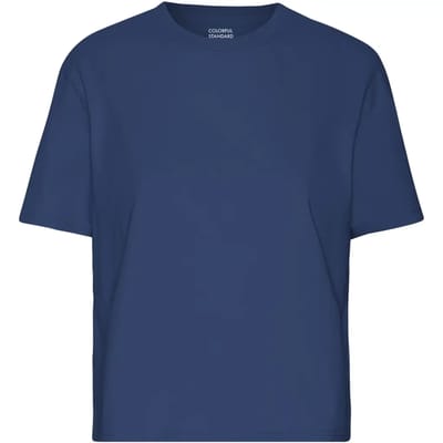 Dames-T-shirt Colorful Standard Organic Boxy marine blue