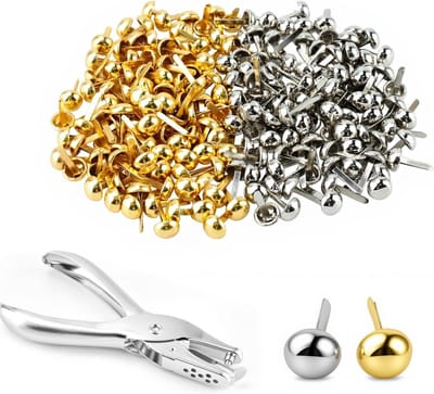 Splitpennen Assortiment - Metalen Sluitingen - Hobby Knutselen - Gladde Afwerking - 200 Stuks - Goud Zilver