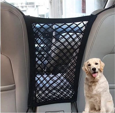 Hondennet Auto I Veiligheidsnet Hond I Opbergnet Auto I Veiligheidsnet Auto I Honden Barrière I Zwart