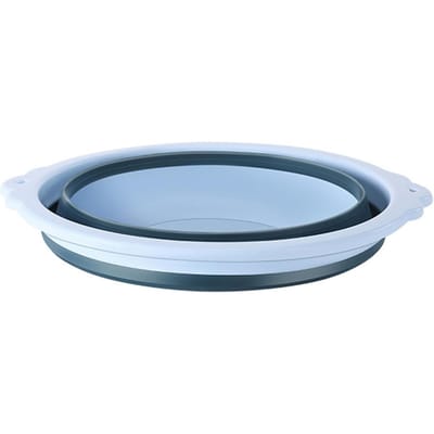 Bassin pliable portable en plastique épaissi pour voyage dortoir lavage des vêtements S 20.5x7.5x3cm S 100x40x0.3cm / 39.4x15.7x0.1in