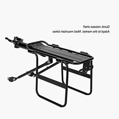 Duurzaam Aluminium Pannier Rack voor Mountainbikes, Verstelbaar en Geschikt voor Tot 90 kg Bagage