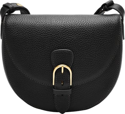 FOSSIL Schoudertas Everleigh Flap Shoulder Bag Black Zwart