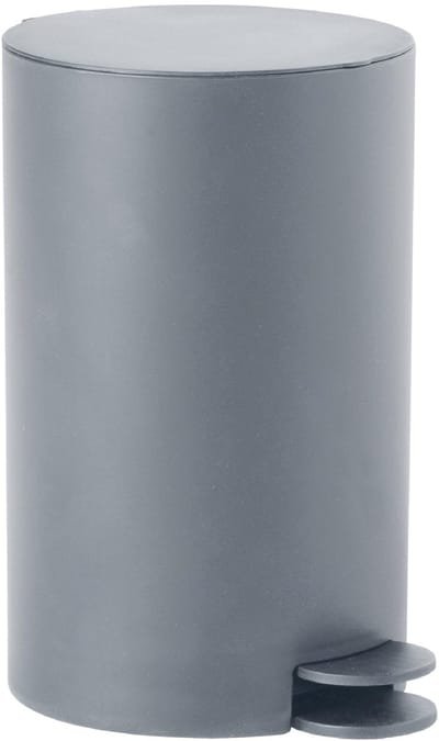 Ibenzoa® Grijze pedaalemmer met deksel en uitneembare binnenemmer 3 liter
