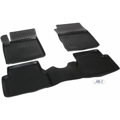 J&J AUTOMOTIVE | Tapis De Sol En Caoutchouc 3D Exclusive Pour Kia Picanto 2004-2010 noir