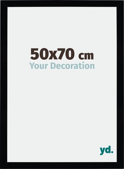Your Decoration - Fotolijst 50x70 cm - MDF - Zwart Hoogglans - Mura