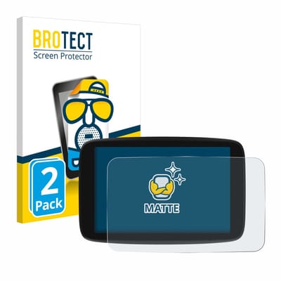 BROTECT - Screenprotector voor TomTom Go Navigator 6 PKW-Navigationsgerät - Folie Beschermfolie matte 2 Stuks