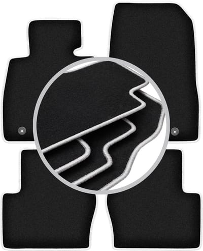 CARLUX-SILVER automatten voor: Mazda 2 IV hatchback (2014-)