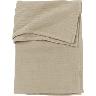 Meyco Baby Uni wieglaken - pre-washed hydrofiel - sand - 75x100cm - 0.3 TOG