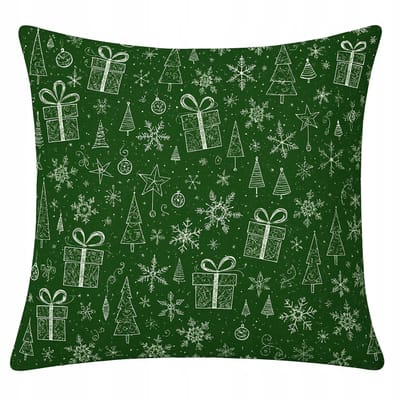 Kerstkussenhoes Katoen 40x60 cm - Diverse Feestelijke Patronen