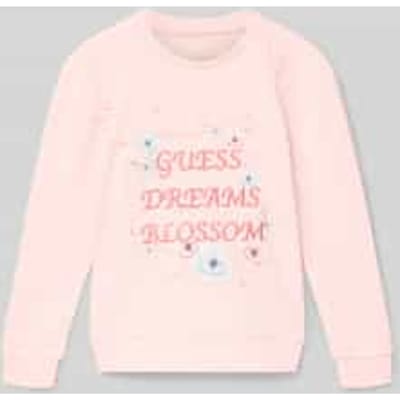 Sweatshirt met labeldetail