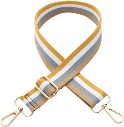 Verstelbare Schouderband voor Tassen - Unisex, Vervangende Schouderband, 75-130 cm, 2.5 cm Breed, Ideaal voor Handtassen, Rugzakken en Sporttassen, Oranje met Zilveren Gesp