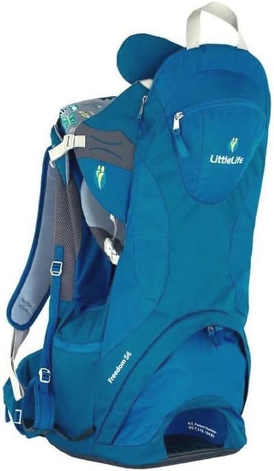 Comfortabele kinderdrager met airflow-systeem voor lange wandelingen