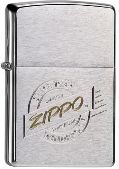 Zippo aansteker Chrome brushed 60000200
