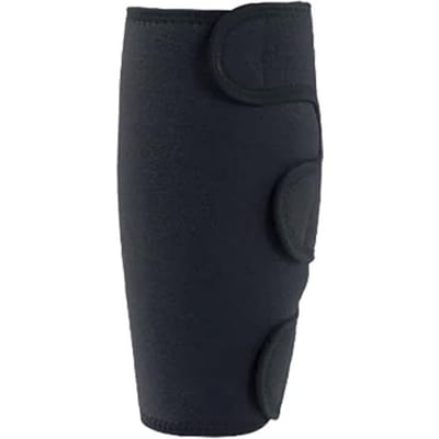 1 pièce Genouillère de Sport Réglable Manchon Jambière pour Cyclisme Football Basketball Haltérophilie Protection Mollet Hommes Femmes noir
