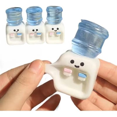 Squishy Waterdispenser Knijpspeeltje Grappige Stressverlichter Decompressie Fidget Speelgoed voor Volwassenen en Vrienden Knijp Anti-Stress Speelgoed gray