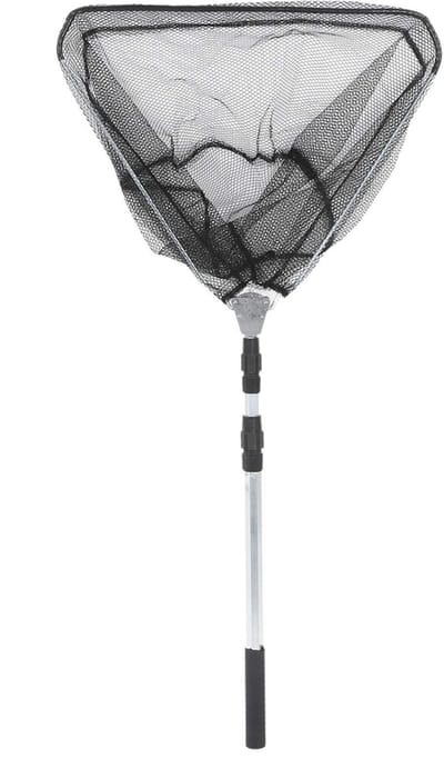 Dailygoods- Visnet Duurzaam Nylon - Telescopisch Hengel - Aluminium Handgreep - Lichtgewicht Gaas - Geschikt voor Zoet/Zoutwater - Schadevrij voor Vis