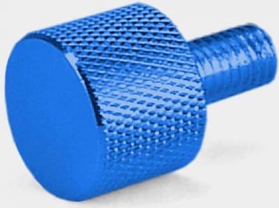 oliepeil dop een voor scooter peugeot 50 buxy m8 steek 1.25 / blauw nieuw