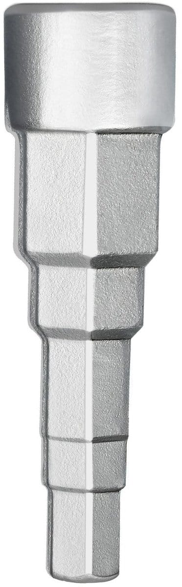 Dailygoods- Radiatorsleutel 5-Traps - Universele Dopsleutel - Ratel Aandrijving - Vierkante Aansluiting 1/2 Inch - Chroom-Vanadium-Staal - Hoogwaardige Duurzaamheid