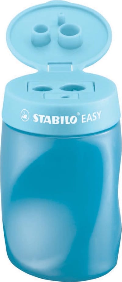 Puntenslijper stabilo easy 4502 rechts blauw | 3 stuks