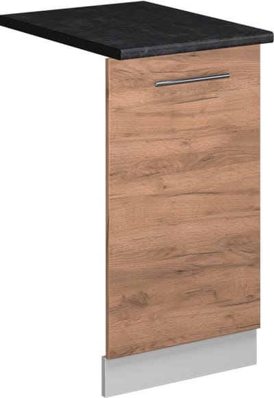Vicco Fame-Line Vaatwasserfrontpaneel – 45 cm, WB Antraciet Krachtige eik goud