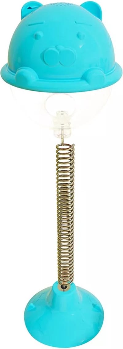 Speelgoed met zuignap voor katten in de vorm van een bal / Kattenspeeltje / speeltje voor poesjes & Katten / Kattenspeelgoed - Kattenspeeltjes - blauw