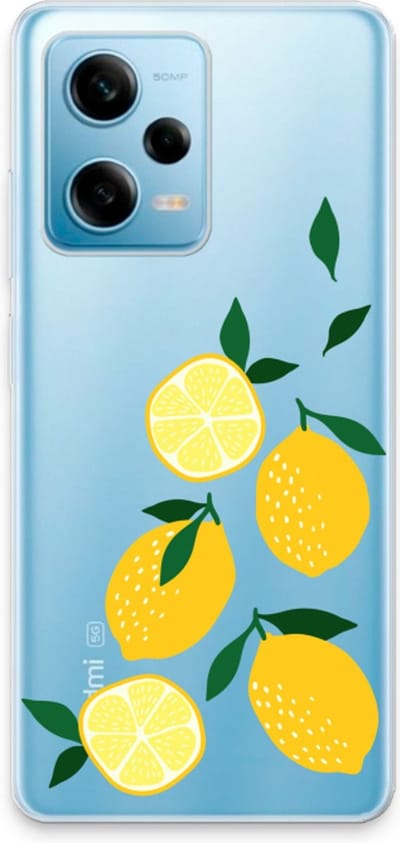 Case Company® - Hoesje geschikt voor Xiaomi Redmi Note 12 Pro 5G hoesje - You're my lemon - Soft Cover Telefoonhoesje - Bescherming aan alle Kanten en Schermrand