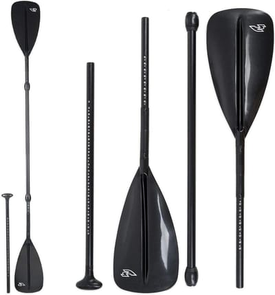Aluminium Peddel - 3/4 Delig - Watersport Avontuur - Verstelbaar - 190-240 cm - Zilver