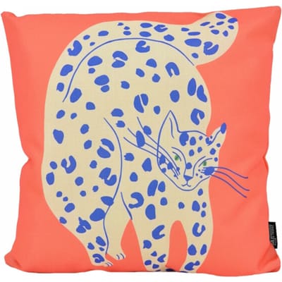Gek op kussens! Sierkussen red cat | 45 x 45 cm | katoen/linnen