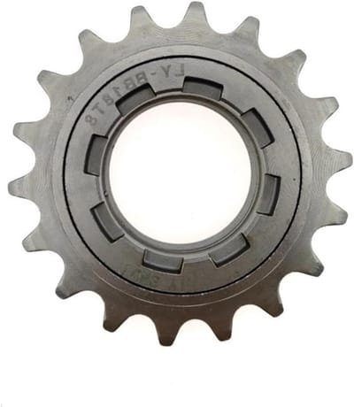 Fiets Freewheel Tandwiel - Single Speed Vliegwiel - Fietsen Onderhouden - Gemaakt van Koolstofstaal - 18T - Nikkelkleur
