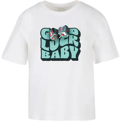 Dames-T-shirt Miss Tee Good Luck Baby
