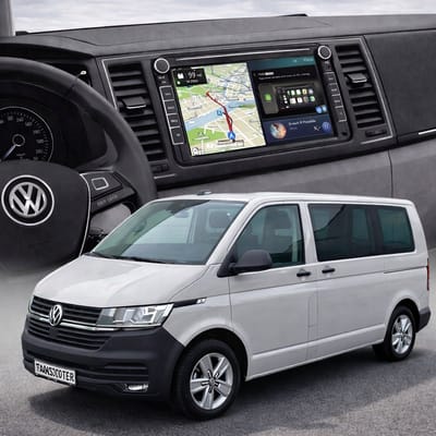 ADIVOX T1 8 inch geschikt voor VW Transporter T6 Android 15 CarPlay/Auto/Wifi/RDS/DSP/NAV
