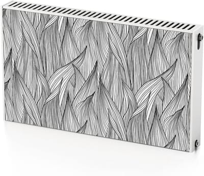 Radiator Magneetfolie - Radiatorbekleding - Interieur Verfraaien - Zelfklevend Patroon - 100x60 cm - Zwart