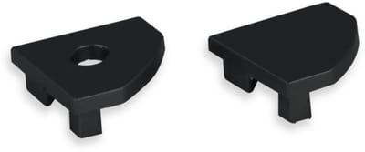 End caps zwart voor ledstrip profiel Tarenta