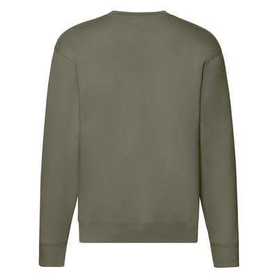 Fruit of the Loom Heren Premium Ingelegd Sweatshirt (Klassieke Olijf)