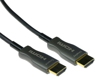 ACT HDMI Glasvezel kabel op spoel – 4K@60Hz - Active Optical Cable (AOC) – 18Gbps – HDMI kabel 25 meter – AK3929