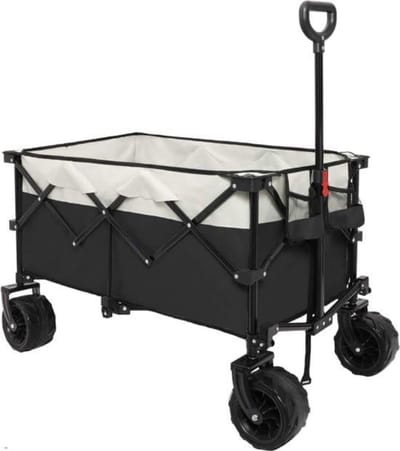 White-Label® Bolderkar Opvouwbaar - Bolderwagen Luchtbanden - Bolderkarren - 100kg Draagvermogen