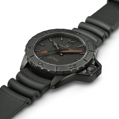 [Hamilton] Montre HAMILTON Garantie authentique Khaki Navy Open Water Auto Mécanique Remontage automatique H77845330 Homme [Produit importé régulier] noir