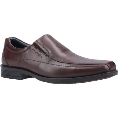 Hush Puppies Jongens Brody Leren Schoenen (Chocoladebruin)