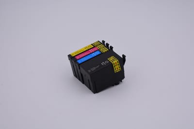 KATRIZ® huismerk inkt voor|Epson T2711XL Zwart+ T2712XL Cyaan + T2713XL Magenta + T2714XL Geel | (4stuks) - T27XL 27XL Met chip
