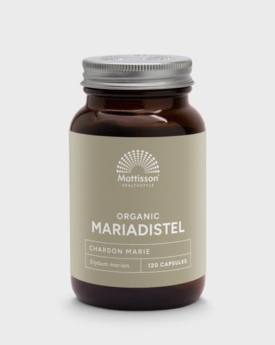 Mattisson - Biologische Mariadistel Capsules 250mg - Maria Distel Voedingssupplement - 120 Capsules