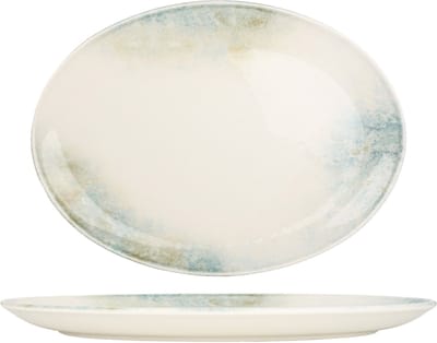 Kütahya Porselen Serveerschaal - Earth - Porselein - 36x21 cm - set van 2