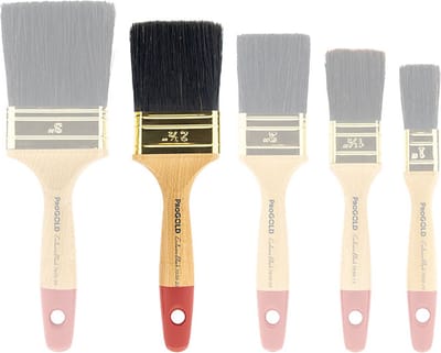 ProGold Exclusive Black Platte Kwast - Serie 7050 Maat 2,5 Inch