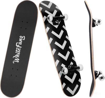Compleet Skateboard voor Beginners - 31" x 7,88" Duurzaam en Stijlvol