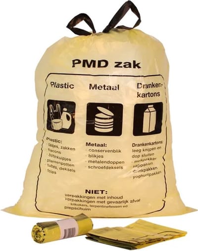PMD zakken 5 rol á 10 stuks DE MEEST GEBRUIKTE