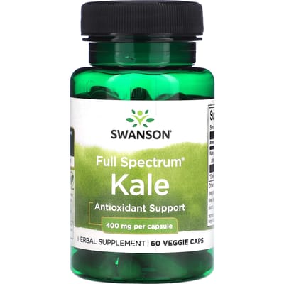 Volledig Spectrum Boerenkool, 400mg, 60 Plantaardige Capsules