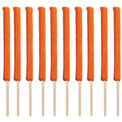 10PCS Reinigingsborstels Microvezel Auto Detail Stofafzuiger Stok Lange Steel Stof Ramoval Reinigingsgereedschap Auto Airconditioning