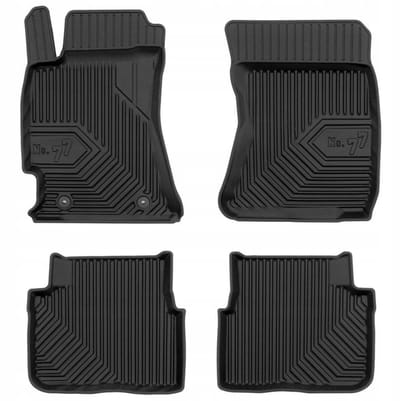 Frogum No.77 - Automatten set - Geschikt voor Subaru Forester III 2008-2013 - TPE Rubber - 4-delig - Zwart