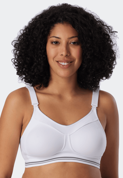SCHIESSER Sportbeha bh (1-pack) - dames sportbeha actief high impact wit