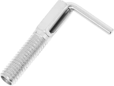 Veerplunjer met Sluiting - Vergrendelpen Borgpen - Nauwkeurig Positioneren - Veiligheidsvergrendeling - 43 x 19 x 7 mm - Zilver