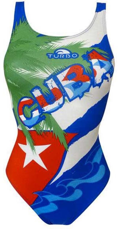 Turbo Cuba Palmera Zwemkleding Groen,Blauw S Vrouw